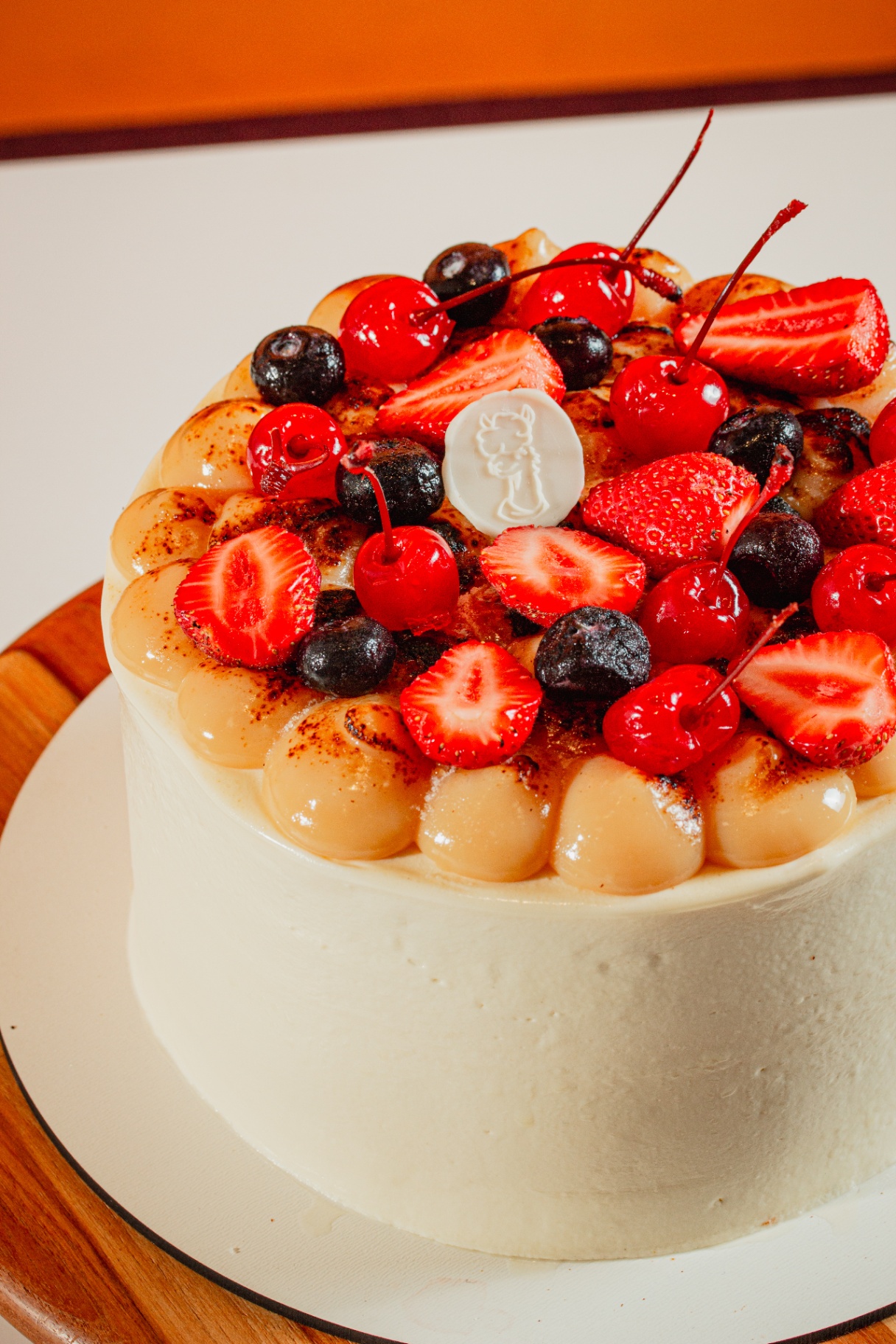 Brigadeiro Brûlée com Frutas Vermelhas