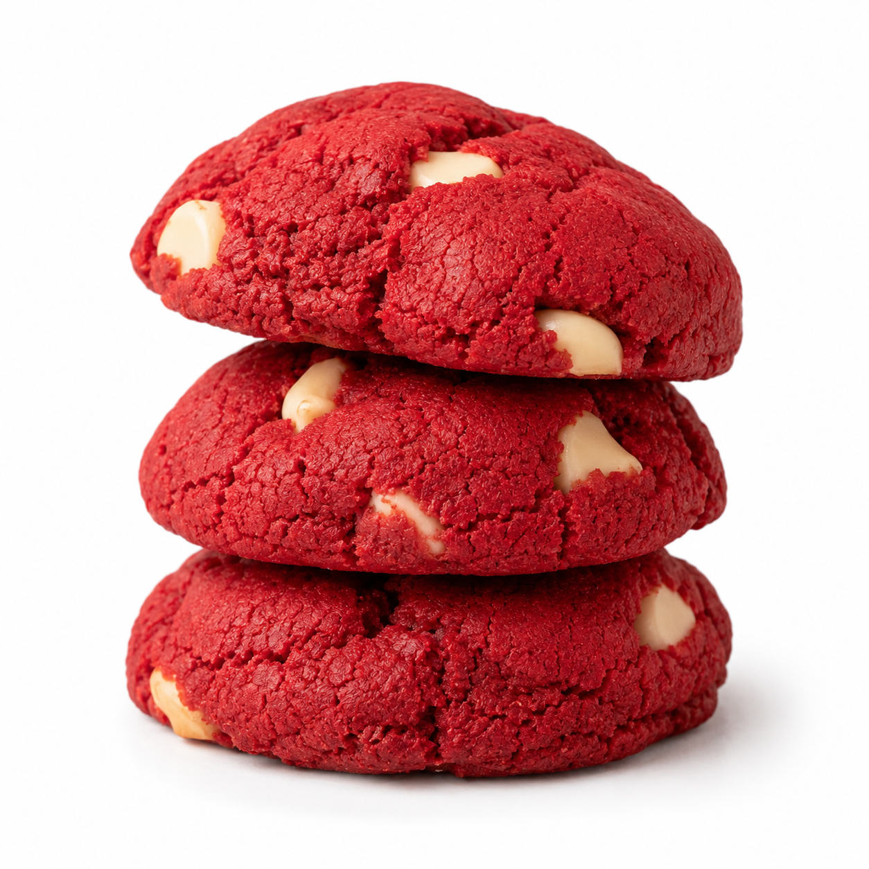 Red Velvet com gotas de chocolate branco