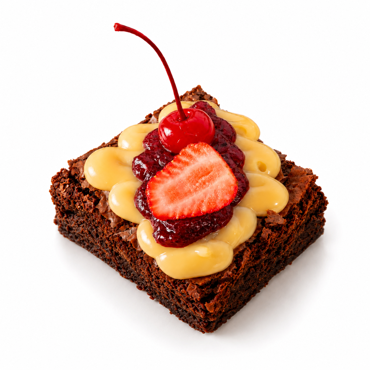 Ninho com geléia de frutas vermelhas